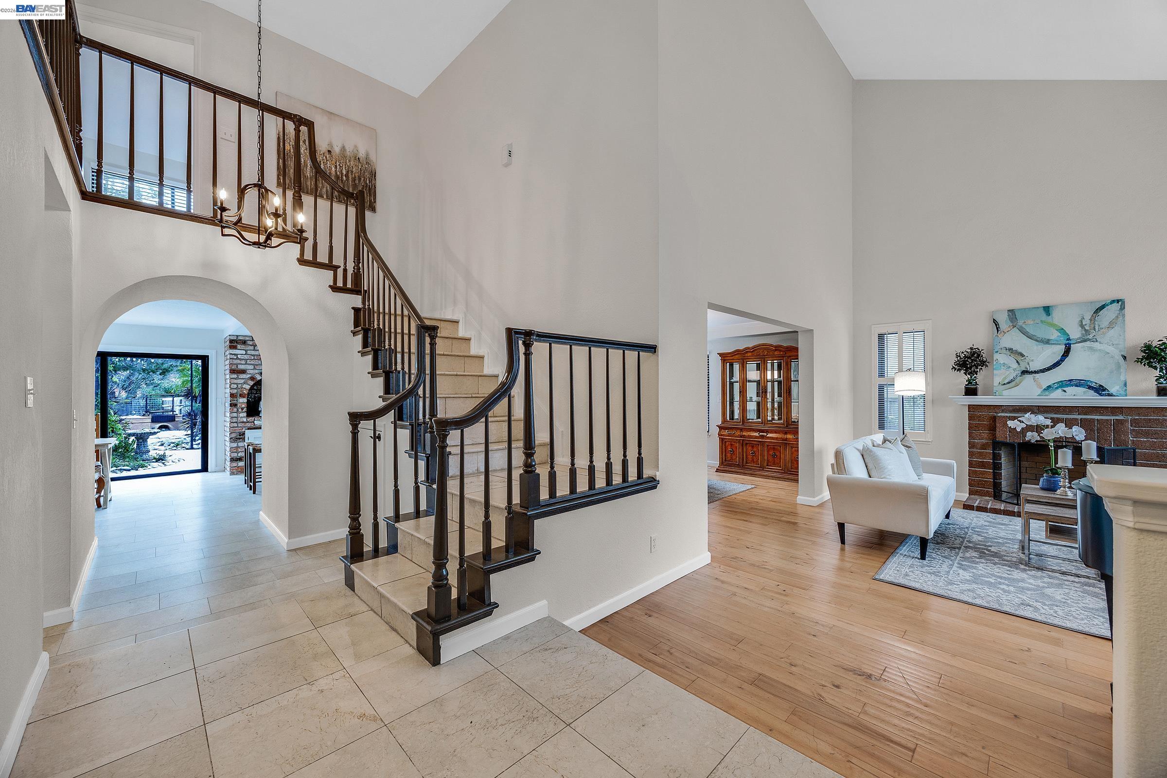 3020 Ascot Drive San Ramon, CA 94583 - Photo 9 of 45 a view of entryway and hall with wooden floor