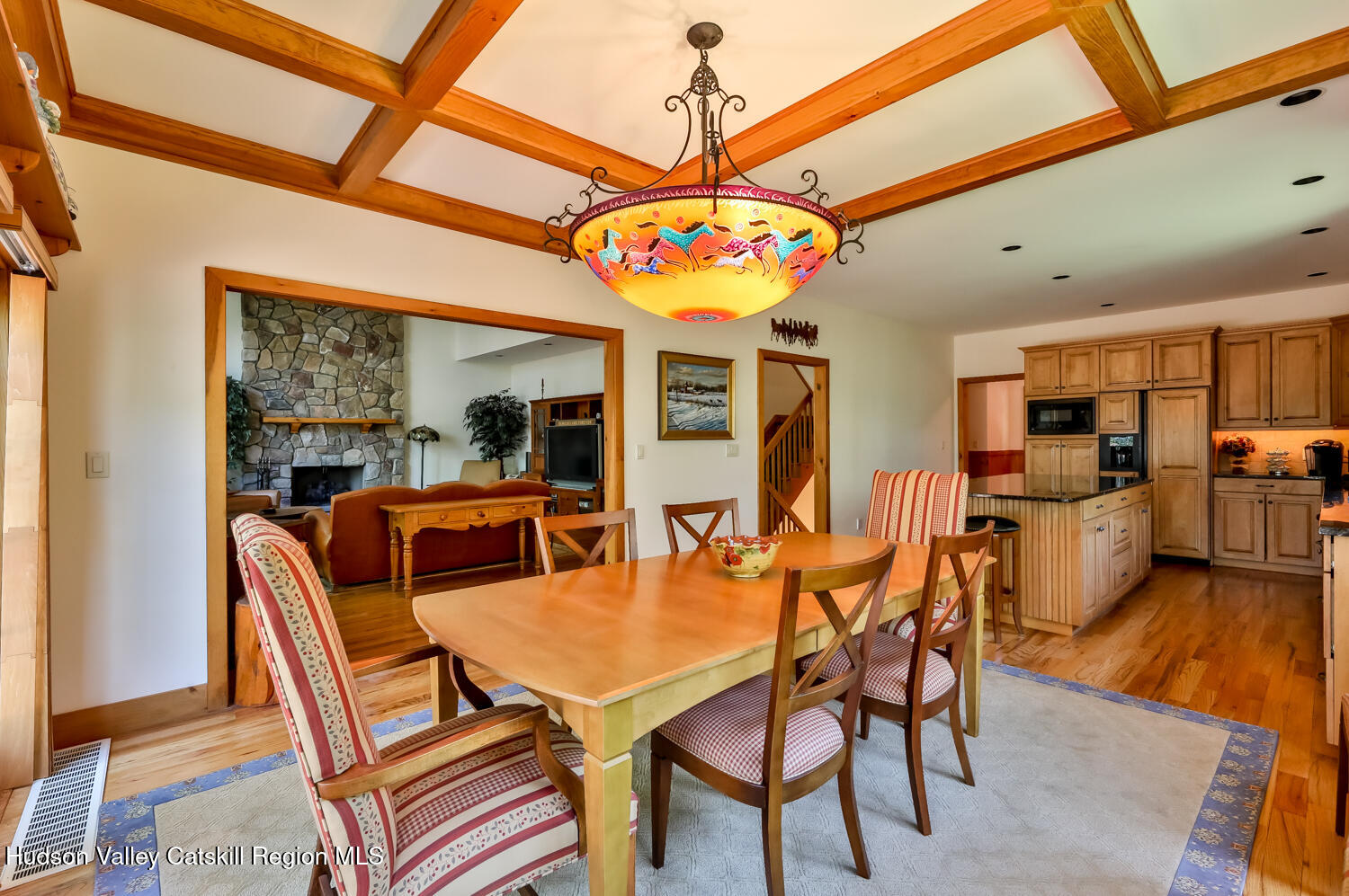 37 White Way Windham, NY 12496 - Photo 14 of 71 a view of a dining area with furniture and a kitchen
