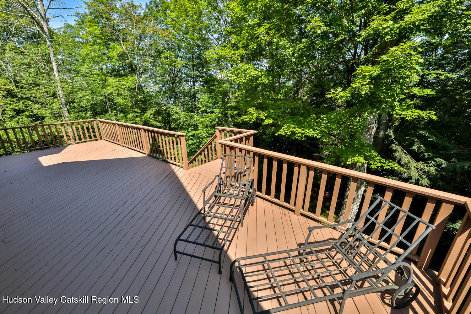 37 White Way Windham, NY 12496 - Photo 25 of 71 a view of balcony with wooden floor and fence