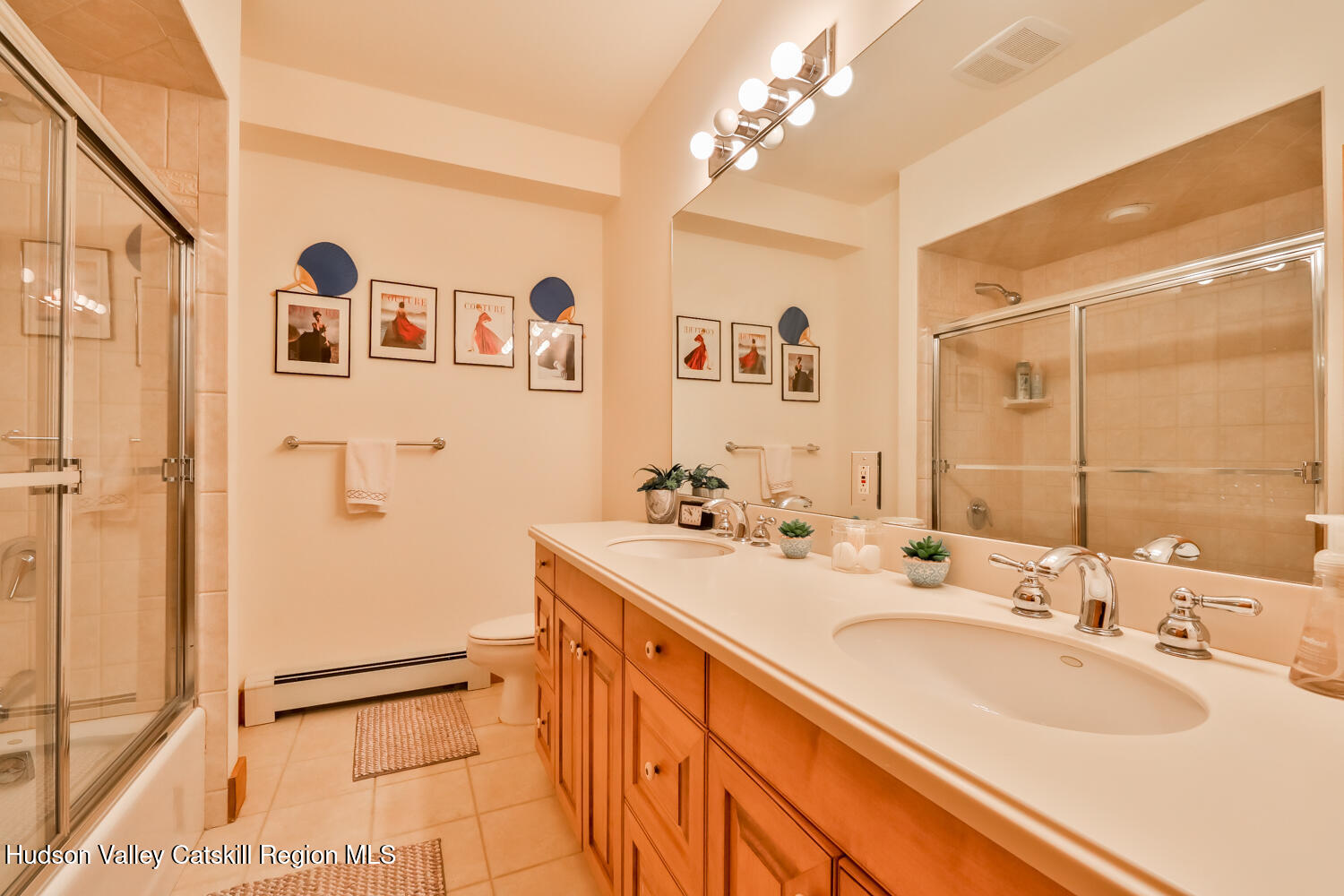 37 White Way Windham, NY 12496 - Photo 34 of 71 a bathroom with a double vanity sink mirror and double