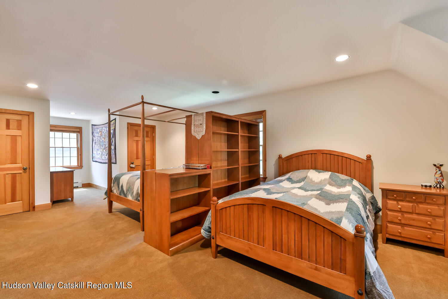 37 White Way Windham, NY 12496 - Photo 43 of 71 a bedroom with a bed and a large window