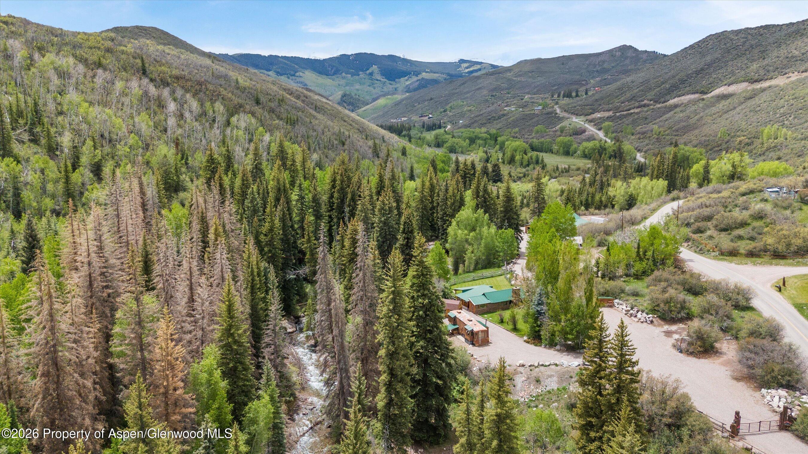 5980 Snowmass Creek Road Snowmass, CO 81654 - Photo 19 of 22 Drone Capture