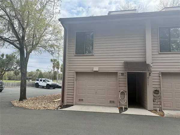 a view of a car garage