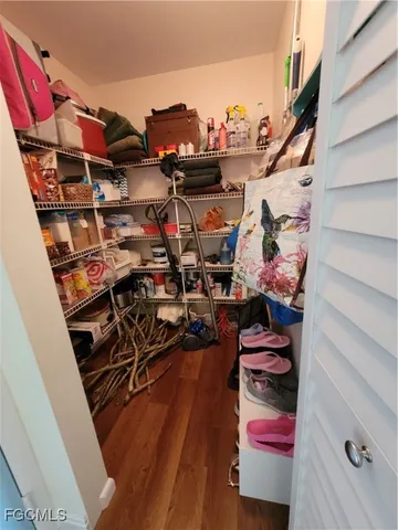 a view of storage and utility room