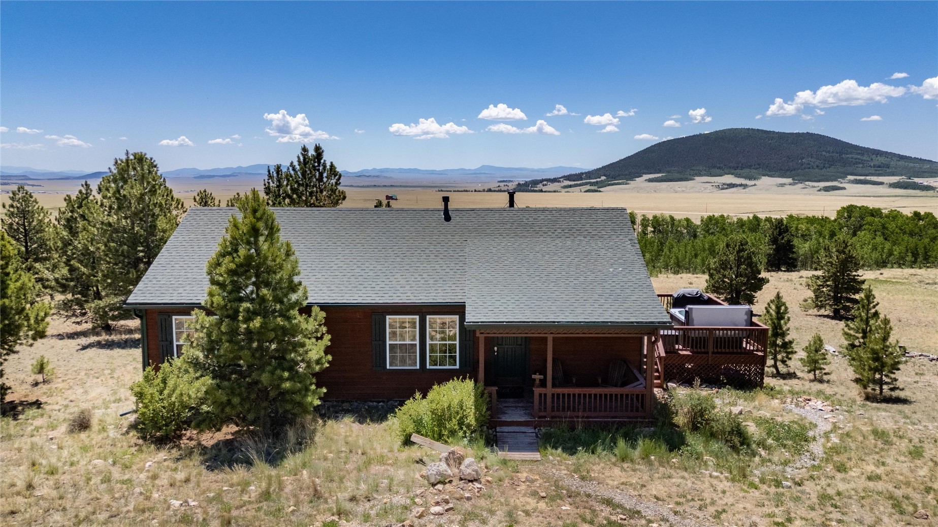 1301 Sheep Ridge Road Fairplay, CO 80440 - Photo 43 of 49 a front view of a house with a yard
