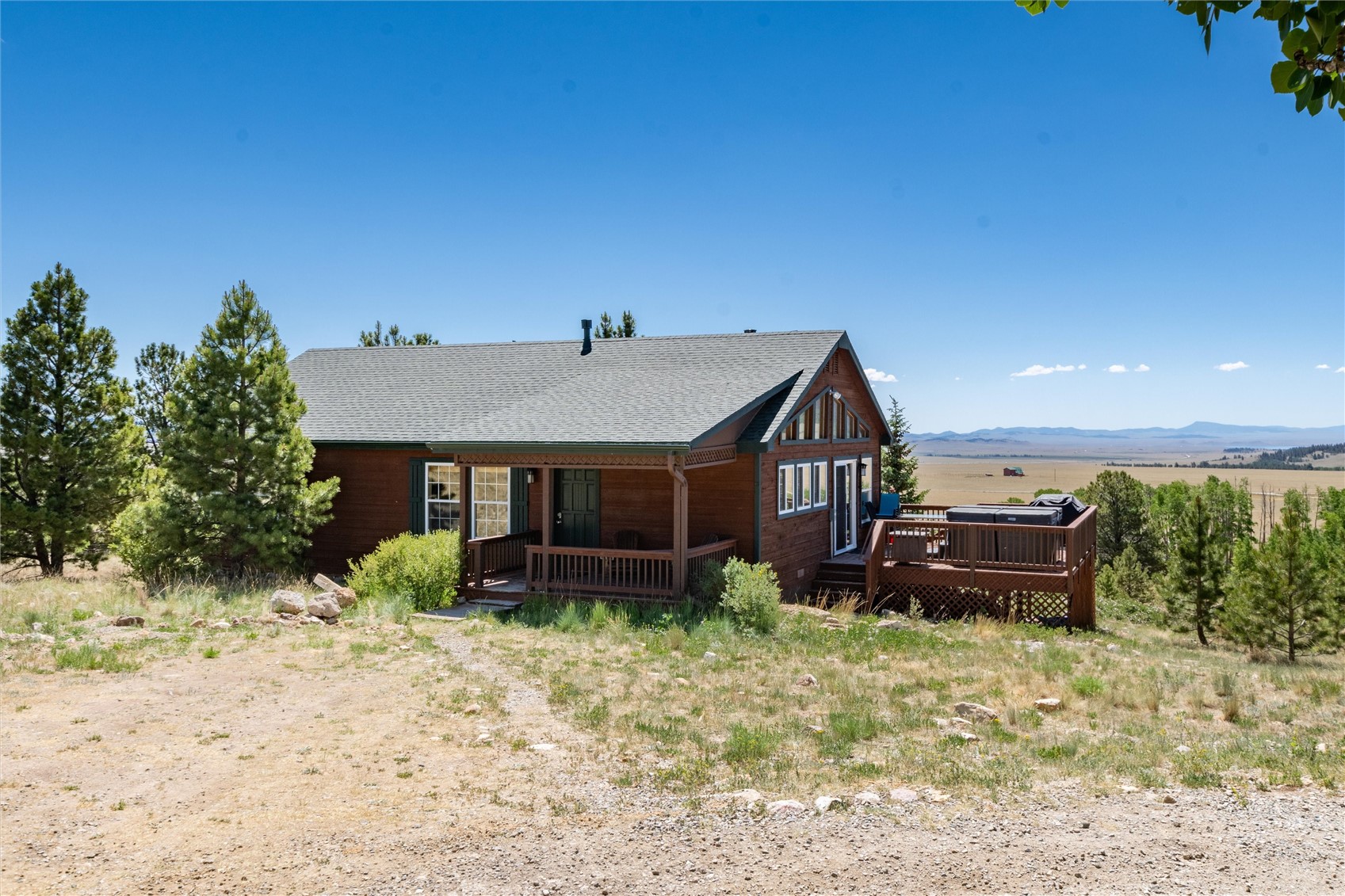 1301 Sheep Ridge Road Fairplay, CO 80440 - Photo 45 of 49 a house view with a garden space