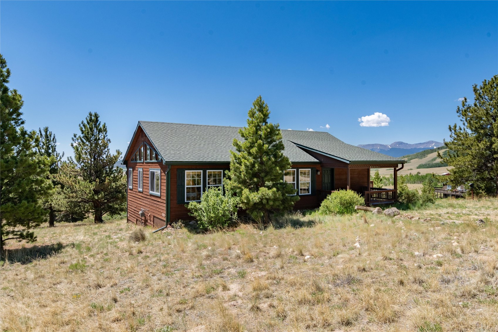 1301 Sheep Ridge Road Fairplay, CO 80440 - Photo 48 of 49 a front view of a house with a yard