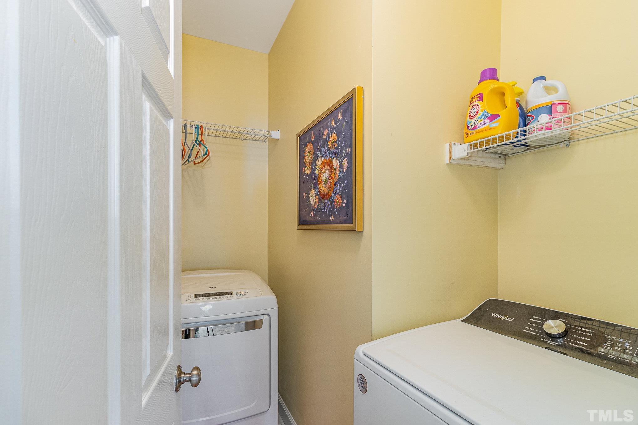 313 Boltstone Court Cary, NC 27513 - Photo 20 of 28 a utility room with dryer and washer