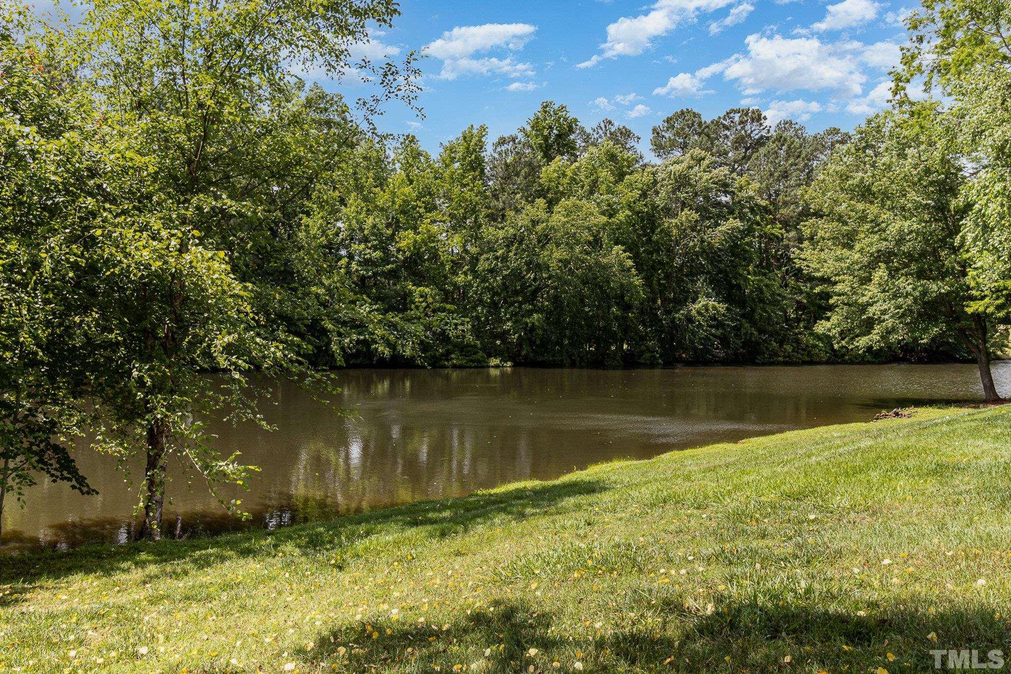 313 Boltstone Court Cary, NC 27513 - Photo 27 of 28 a view of lake with green space