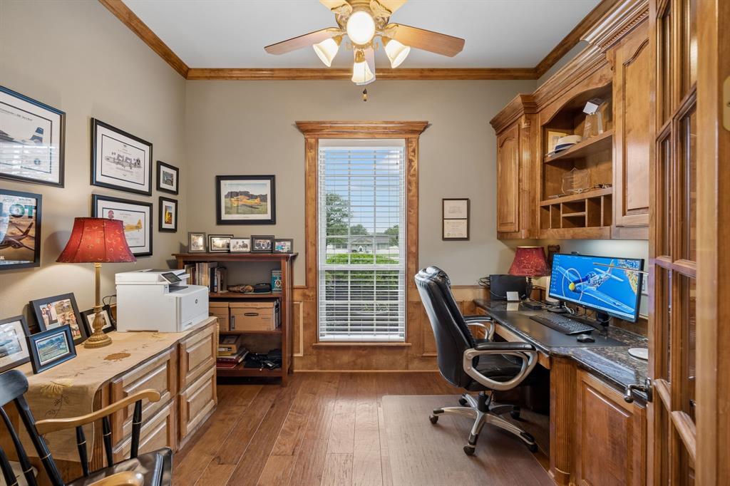 2930 Falcon Way Midlothian, TX 76065 - Photo 5 of 40 a view of a workspace with furniture and a window