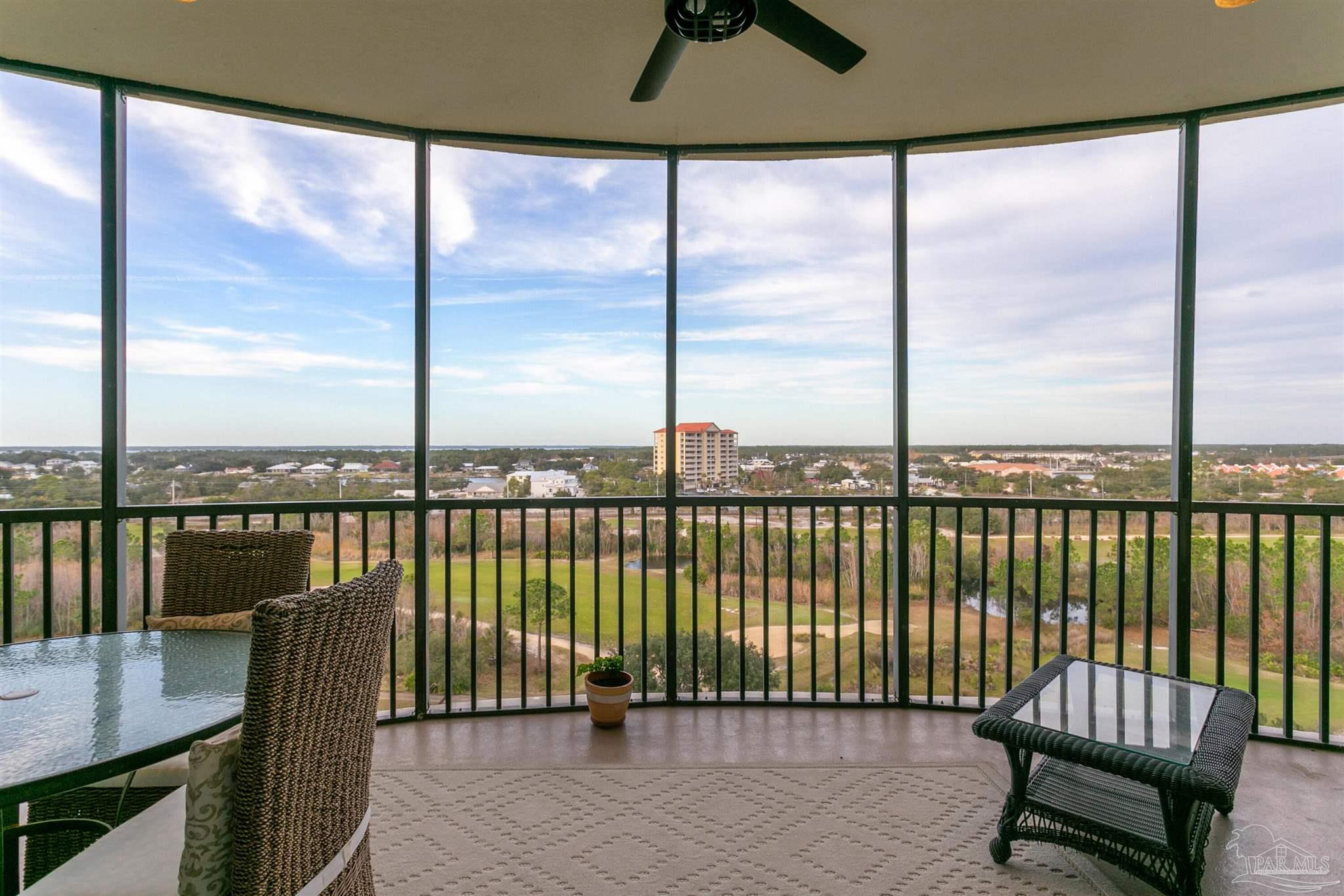 608 Lost Key Drive, Unit 904C Perdido Key, FL 32507 - Photo 32 of 45 Balcony overlooking Golf Course