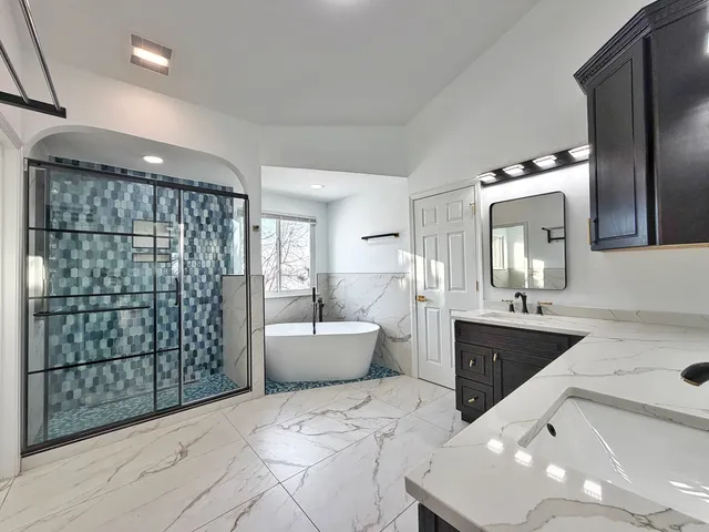 a bathroom with a toilet and a sink