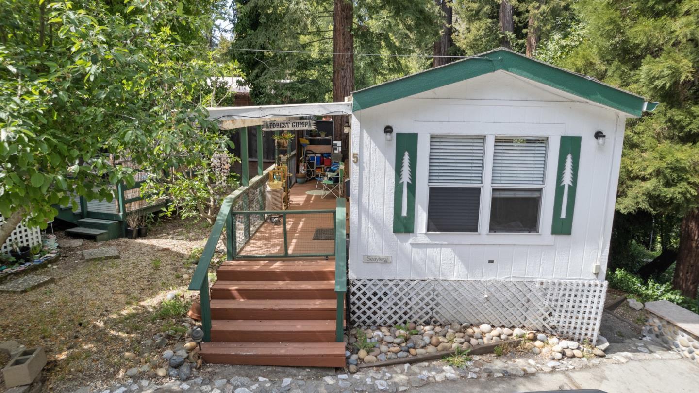 6444 Highway 9 Felton, CA 95018 - Photo 12 of 15 a front view of a house with stairs
