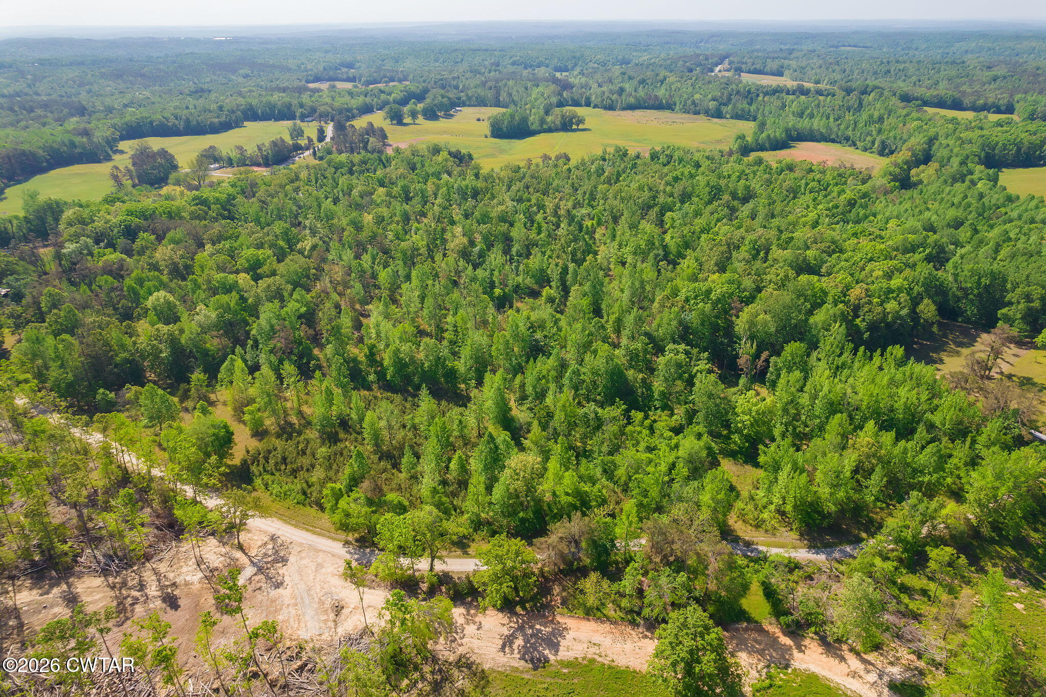 9402 Brooksie Thompson Road Bath Springs, TN 38311 - Photo 10 of 19 an aerial view of a houses with a yard