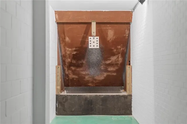 a view of a livingroom with wooden floor