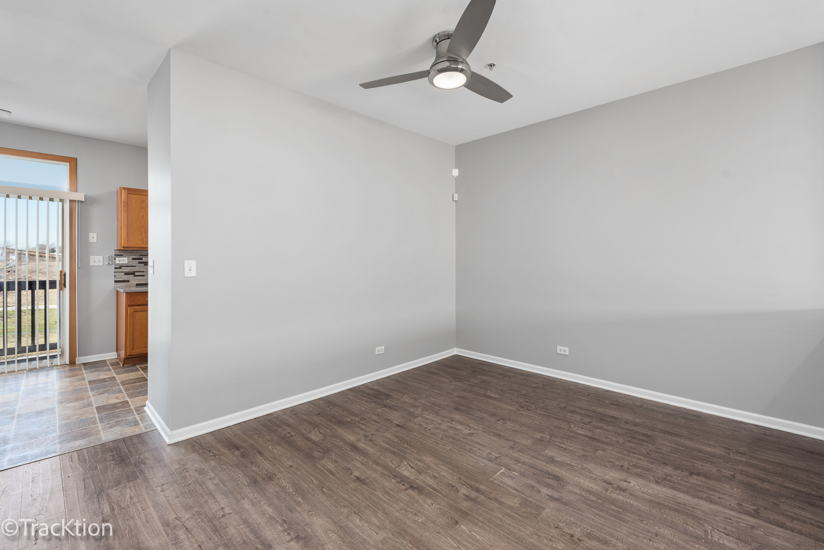 21602 Dogwood Road, Unit 1184 Matteson, IL 60443 - Photo 5 of 15 wooden floor in an empty room with a window