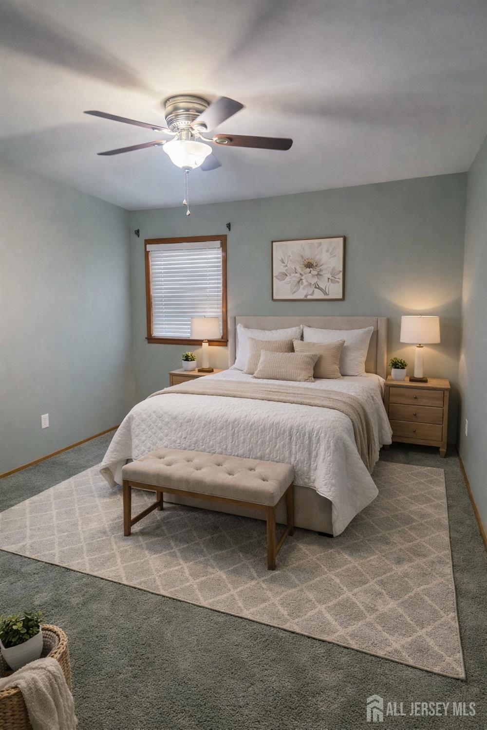 55 Murdock Street Fords, NJ 08863 - Photo 2 of 6 a bedroom with a bed and a chandelier