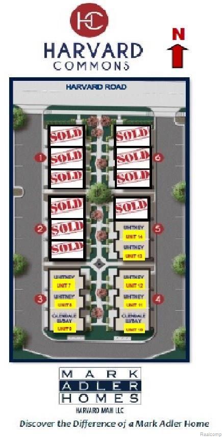 2665 Harvard Road, Unit 13 Berkley, MI 48072 - Photo 2 of 2 Site Map MLS.jpg