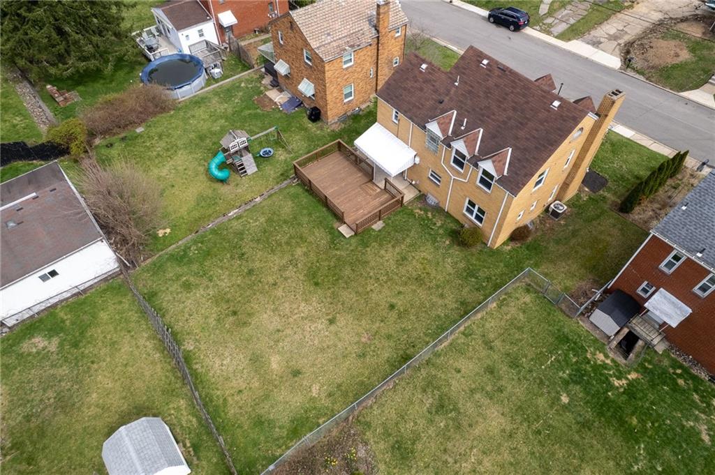 419 MacArthur Street McKees Rocks, PA 15136 - Photo 34 of 37 Aerial View of Backyard
