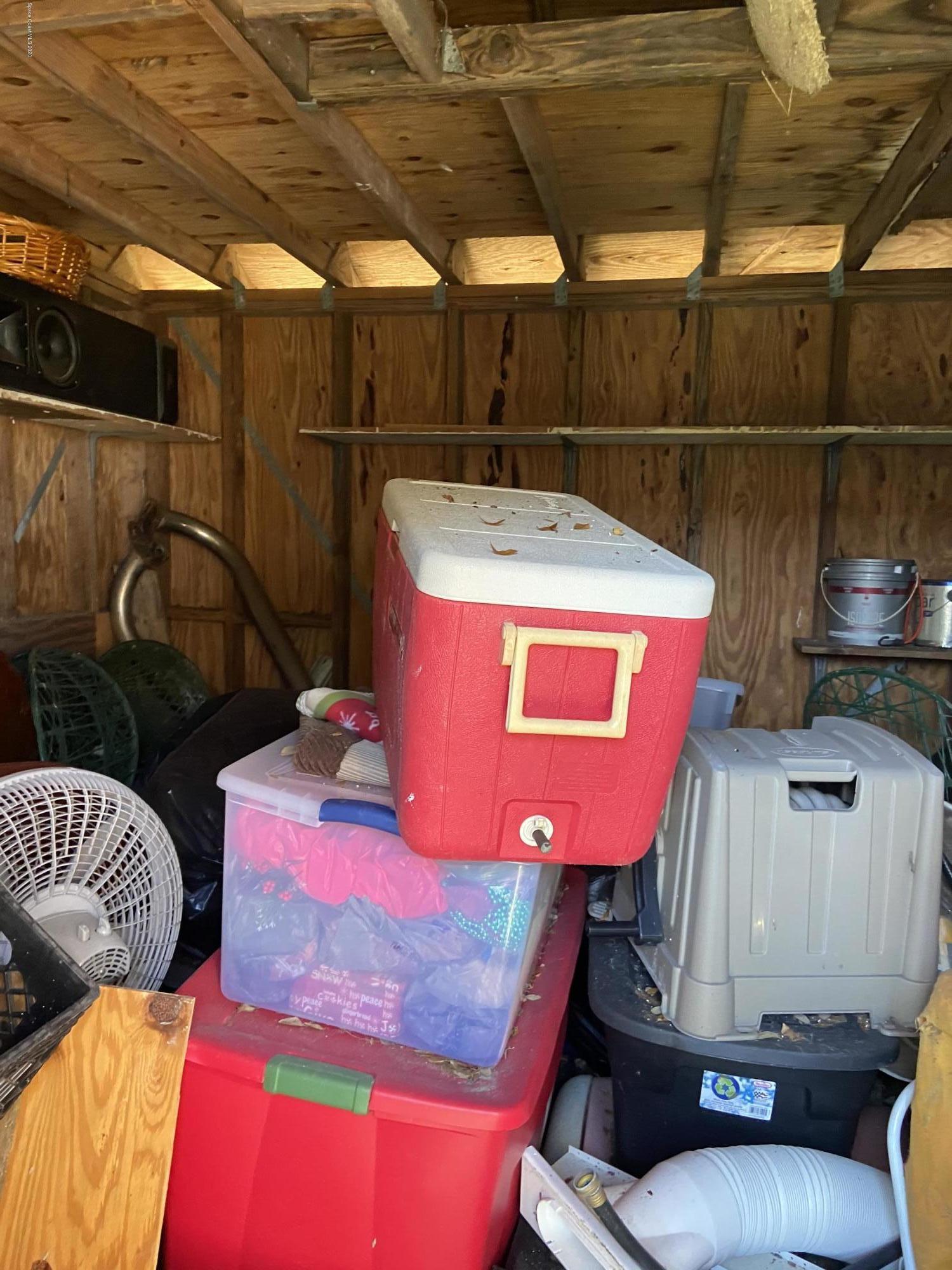 2104 Warwick Road Melbourne, FL 32935 - Photo 24 of 24 Inside of Shed
