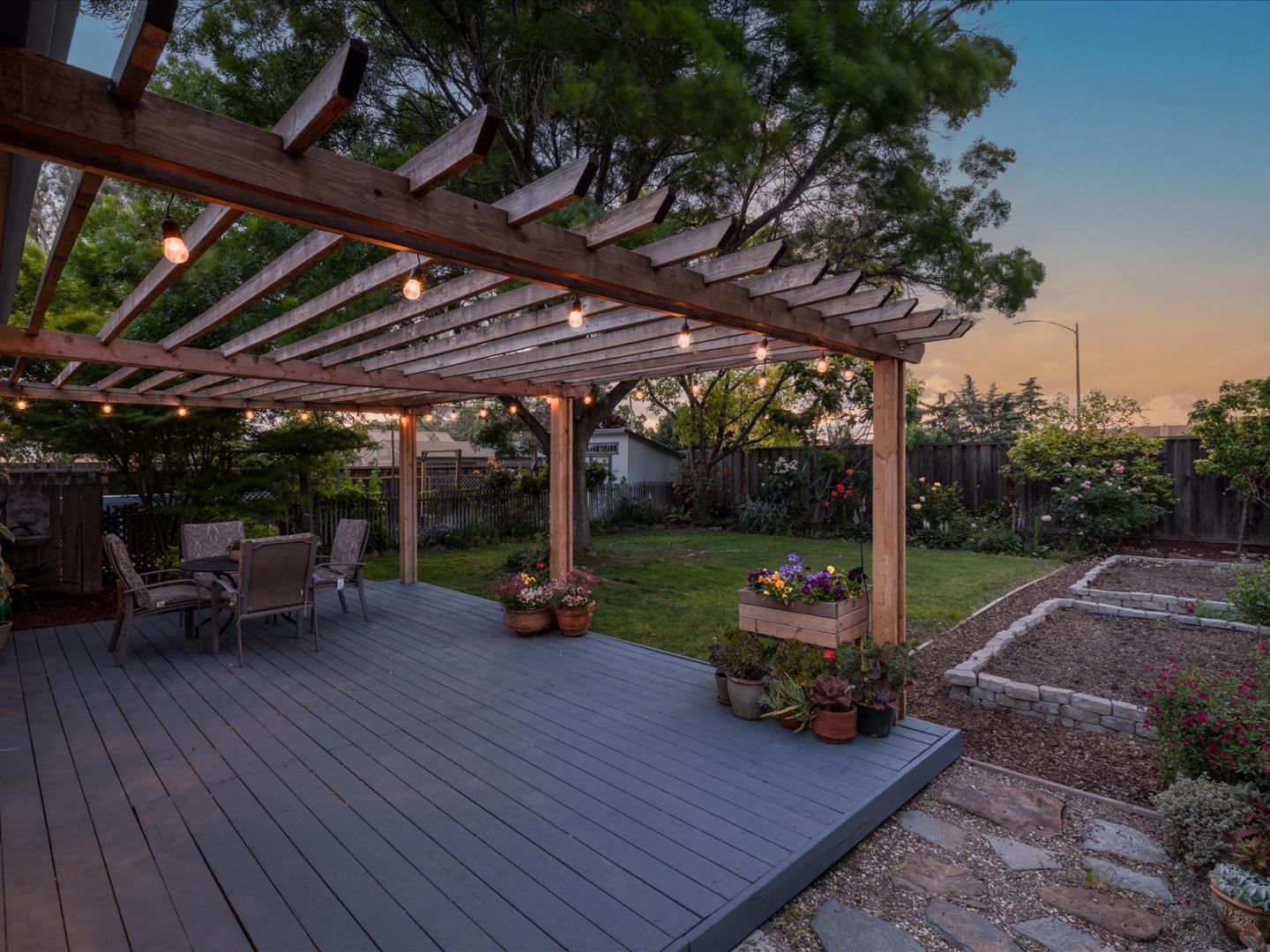 617 Lewis Road San Jose, CA 95111 - Photo 6 of 31 a view of a backyard with sitting area and furniture