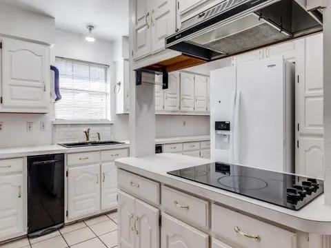 5910 Buffridge Trail Dallas, TX 75252 - Photo 19 of 24 a kitchen with stainless steel appliances granite countertop a sink a stove and cabinets