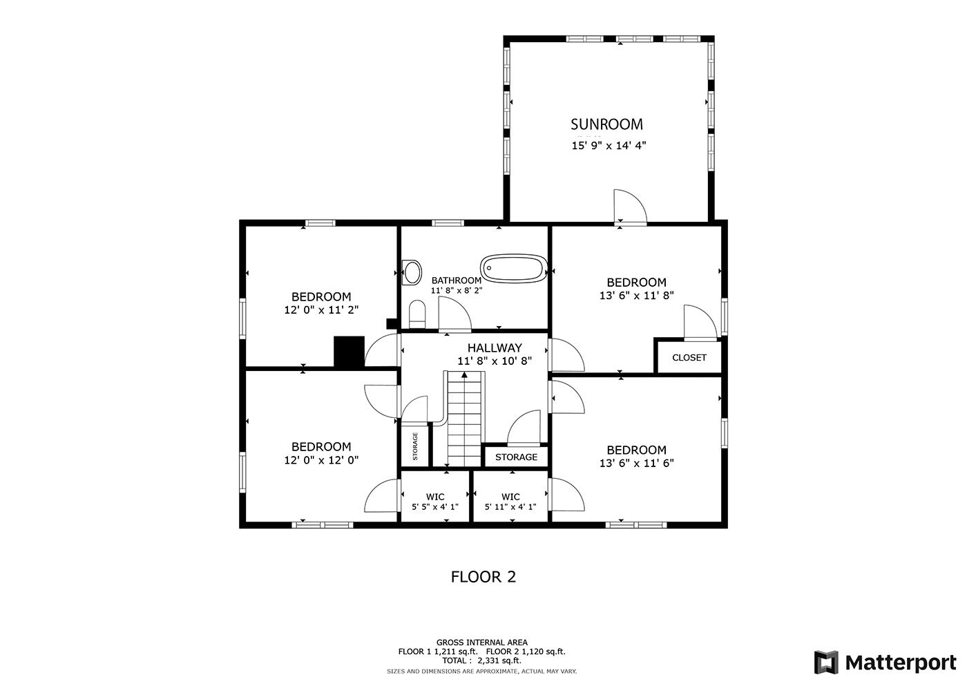 53 Saturday Cove Road Northport, ME 04849 - Photo 51 of 51 53SaturdayCoveRd_Floorplan Second Floor