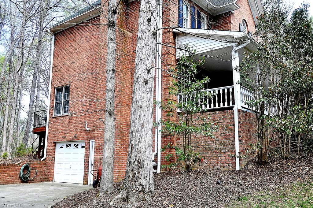 331 Fishel Road Winston-Salem, NC 27127 - Photo 26 of 29 Side view with 1 car basement garage