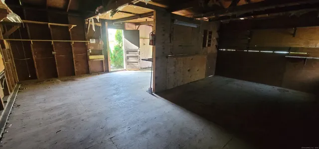 a view of water heater room