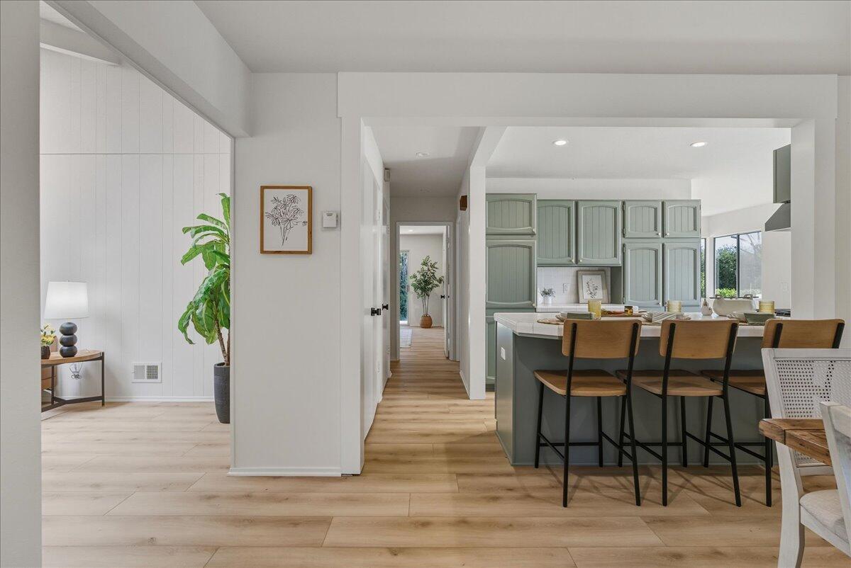 674 Chalk Hill Road Solvang, CA 93463 - Photo 25 of 52 a view of a dining room with furniture