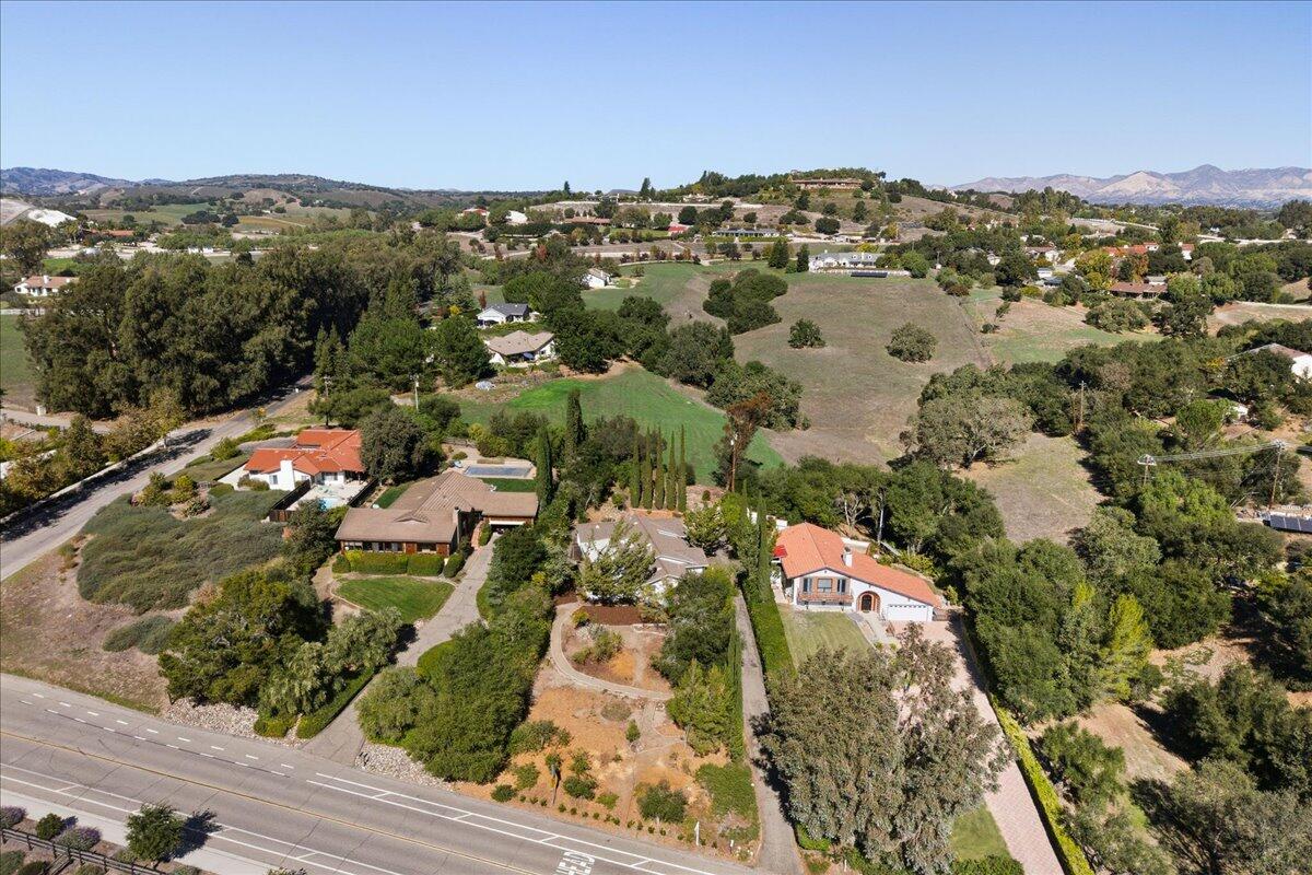 674 Chalk Hill Road Solvang, CA 93463 - Photo 44 of 52 an aerial view of residential houses with outdoor space