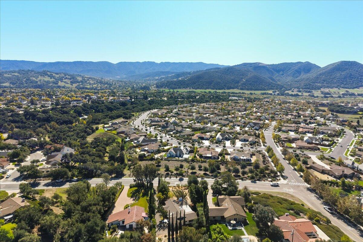 674 Chalk Hill Road Solvang, CA 93463 - Photo 45 of 52 an aerial view of a and mountain