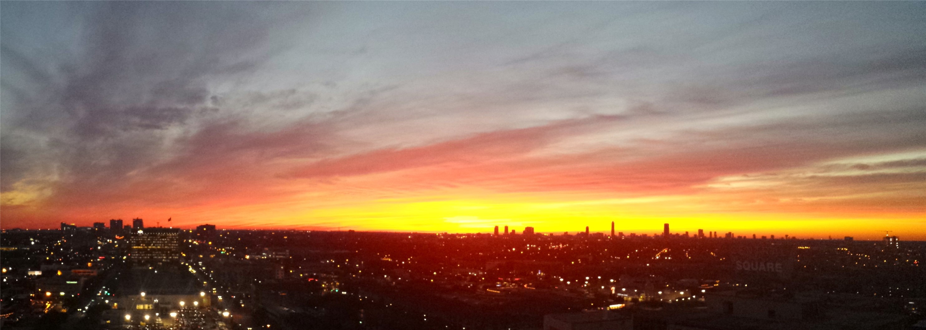 2016 Main Street, Unit 1914 Houston, TX 77002 - Photo 23 of 50 Sunset from the balcony