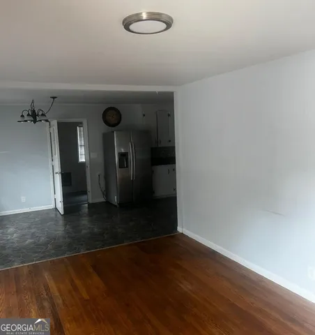 wooden floor in an empty room