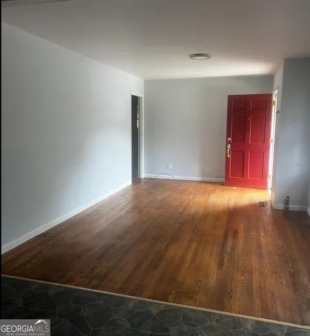 a view of empty room