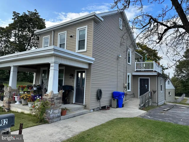 a view of a house with patio