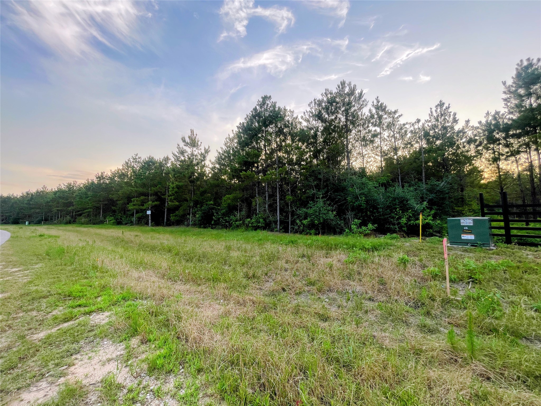 15705 Ridge Rock Road Willis, TX 77378 - Photo 6 of 13 Right front property stake