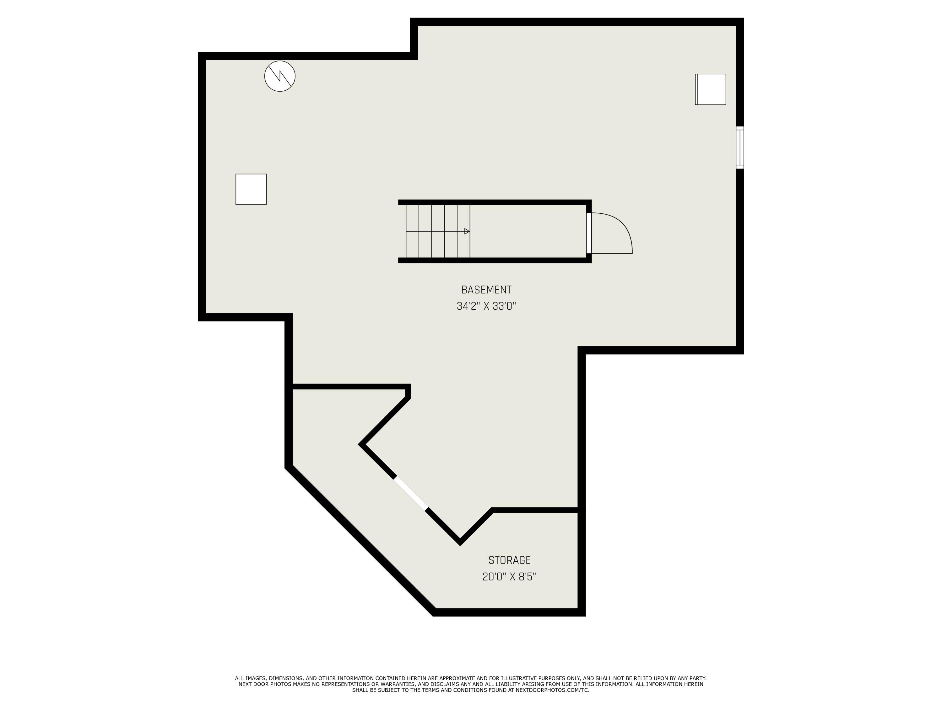 2641 Burtch Road Grass Lake, MI 49240 - Photo 28 of 28 Basement Floor Plan