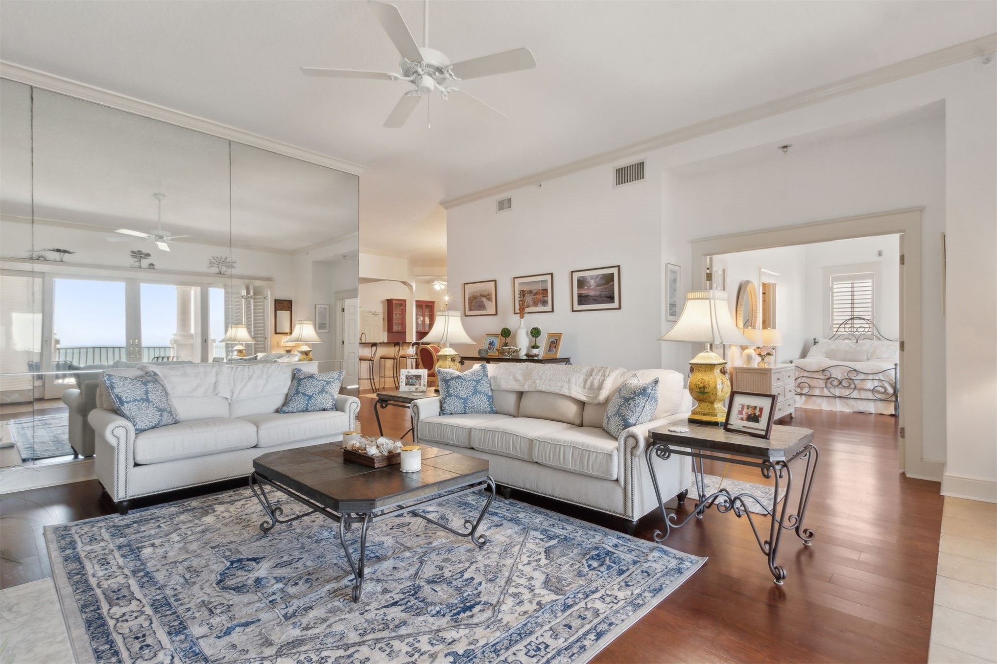 418 Beachside Place, Unit 418 Fernandina Beach, FL 32034 - Photo 6 of 91 a living room with fireplace furniture and a rug