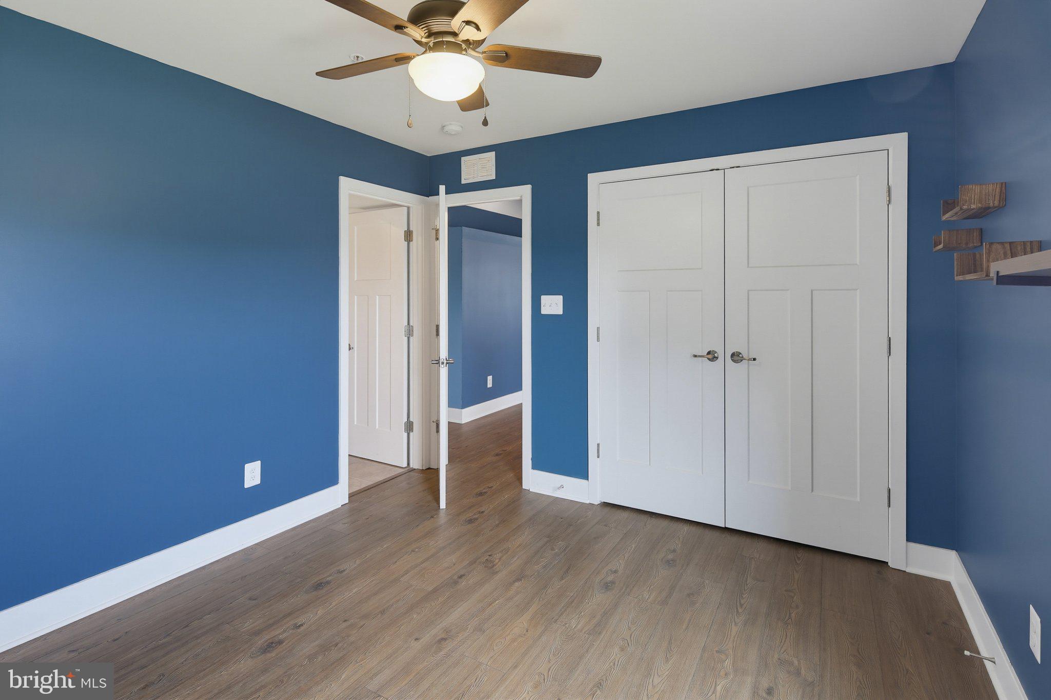3607 Haven Farm Road Perry Hall, MD 21128 - Photo 52 of 67 Vibrant blue walls enhance spaciousness.