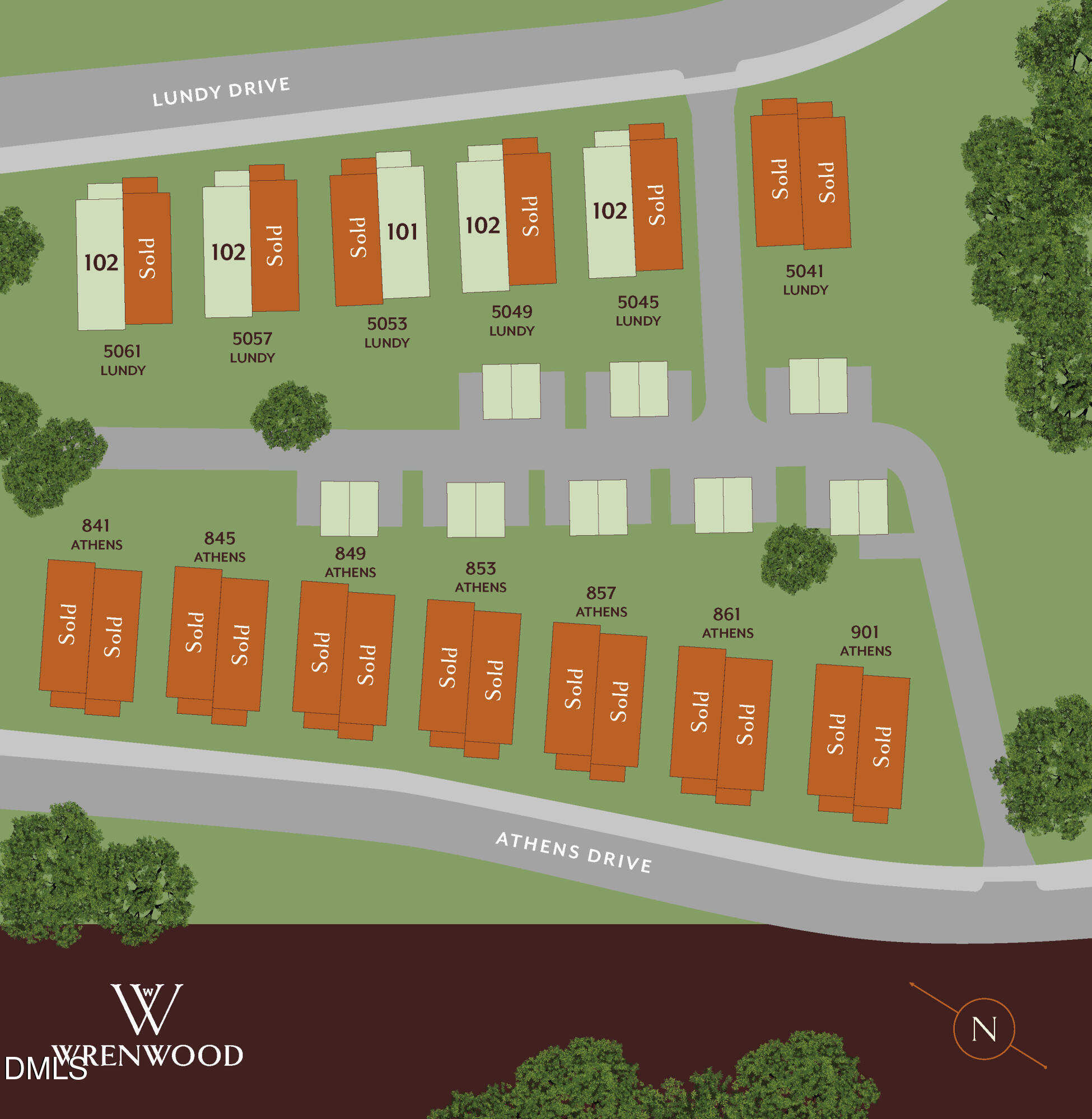 5061 Lundy Drive, Unit 101 Raleigh, NC 27606 - Photo 35 of 49 a view of a sign board