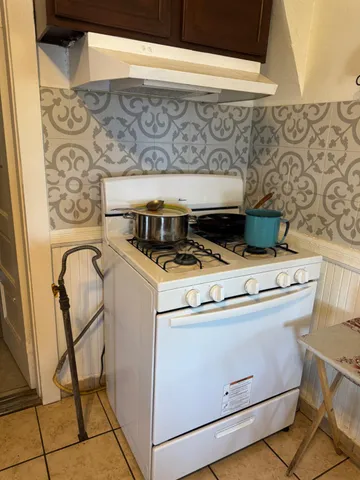 a close view of utility room