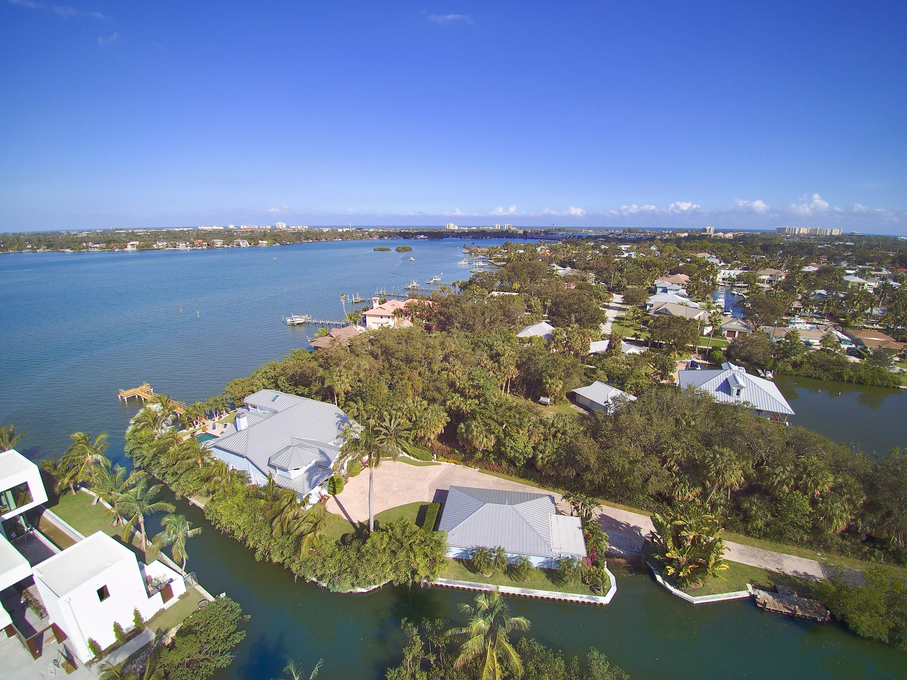 501 Center Street Jupiter, FL 33458 - Photo 3 of 51 Aerial, Wide Water