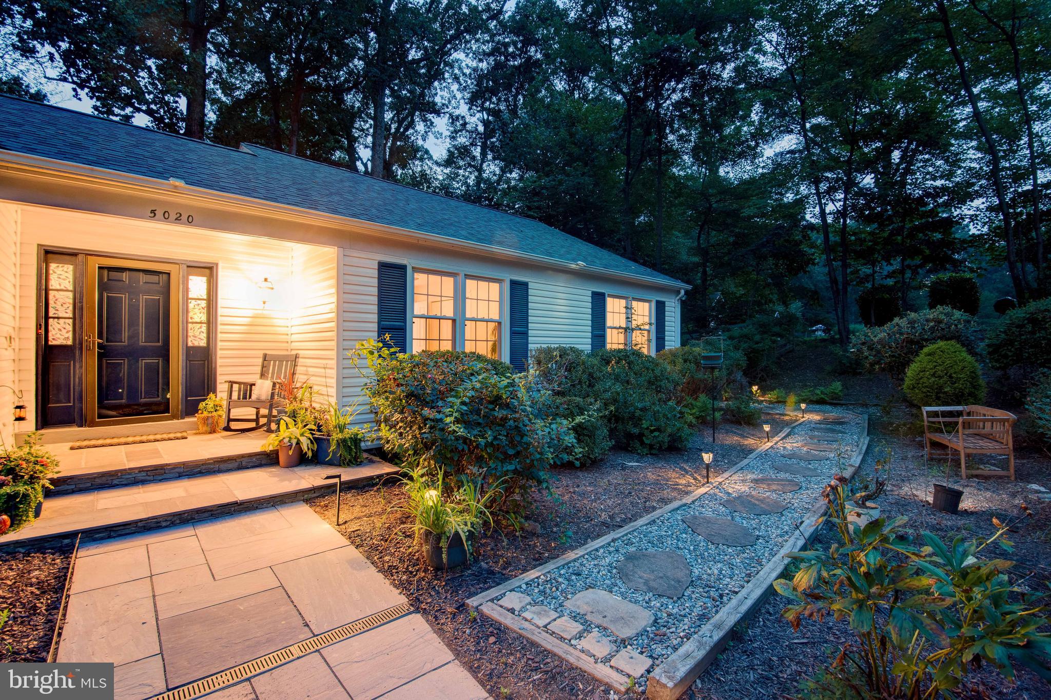 5020 Pheasant Ridge Road Fairfax, VA 22030 - Photo 39 of 59 Beautiful solar lit paths in the evening