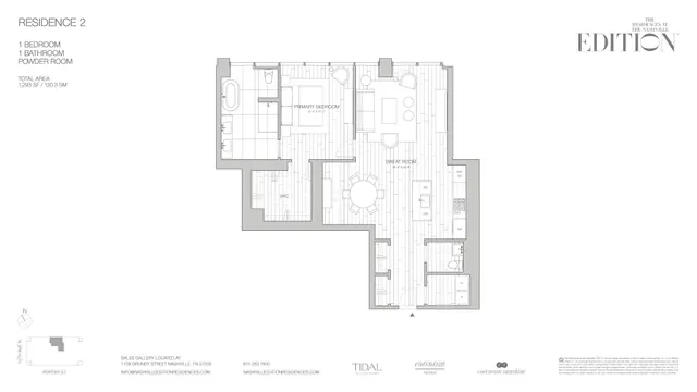 $1,650,000 | 1110 Porter Street, Unit 1602, Nashville, TN 37203