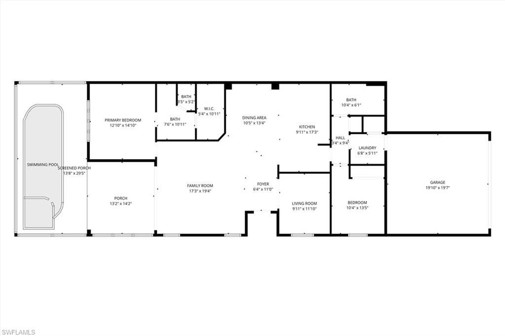 7157 Dominica Drive Naples, FL 34113 - Photo 38 of 39 a picture of a floor plan