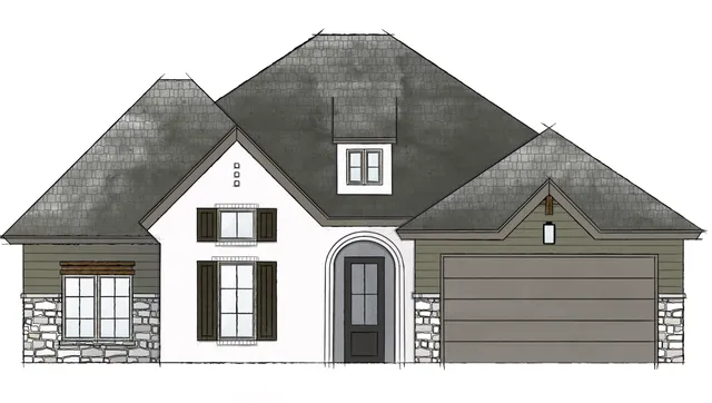 a view of a house with a balcony