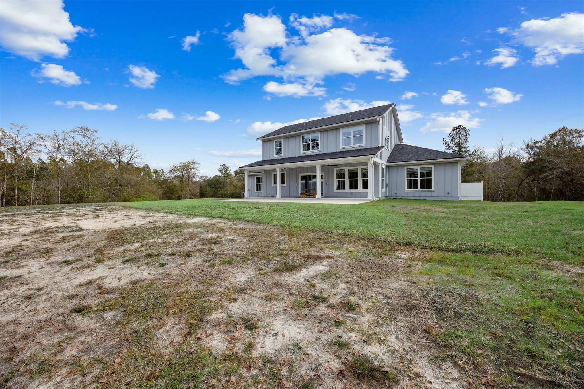 15466 Bullock Bluff Road Bryceville, FL 32009 - Photo 47 of 54 a house view with a garden space