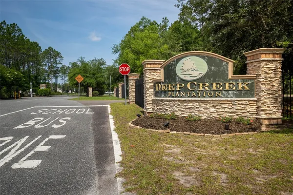 a building with trees in the background