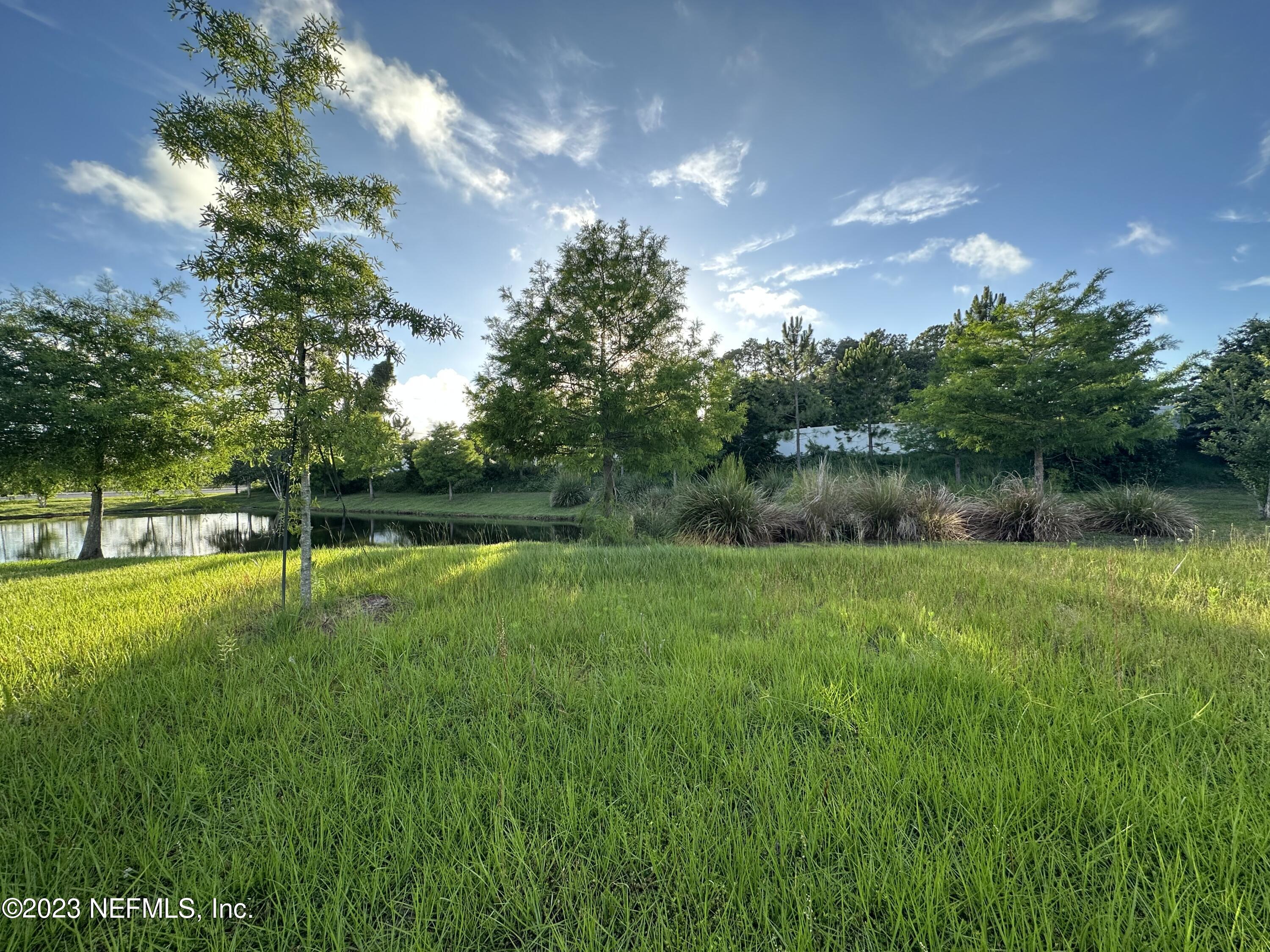 137 Chasewood Drive St. Augustine, FL 32095 - Photo 21 of 29 a backyard of a house with lots of green space and lake view